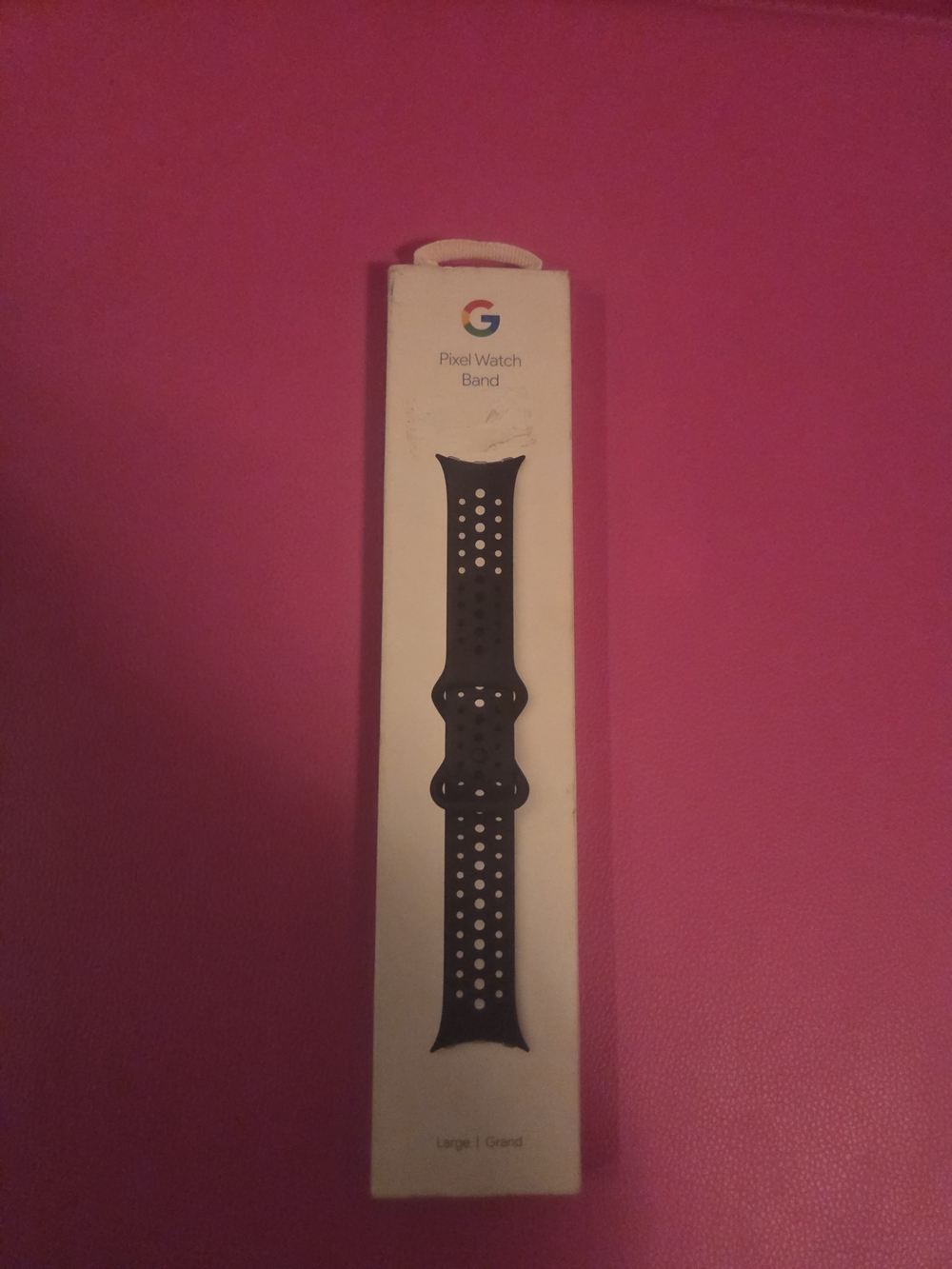 Google Black Pixel Watch Sport Band- Size Large